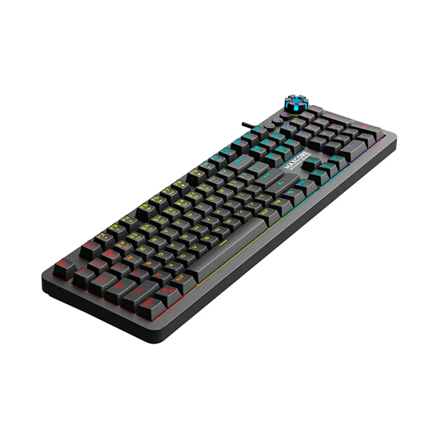 Teclado Gamer Mecánico Max Core MK852 Black, full antighost 4