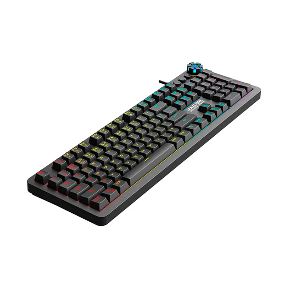 Teclado Gamer Mecánico Max Core MK852 Black, full antighost 4