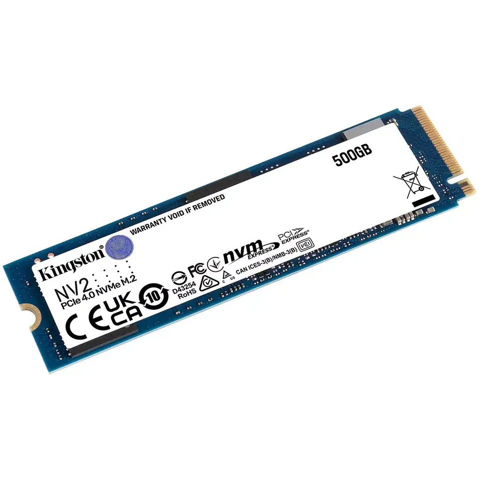 Disco de Estado Sólido Kingston NV2, 500GB NVMe, PCIe 4.0, Lectura 3500 MB/s 3