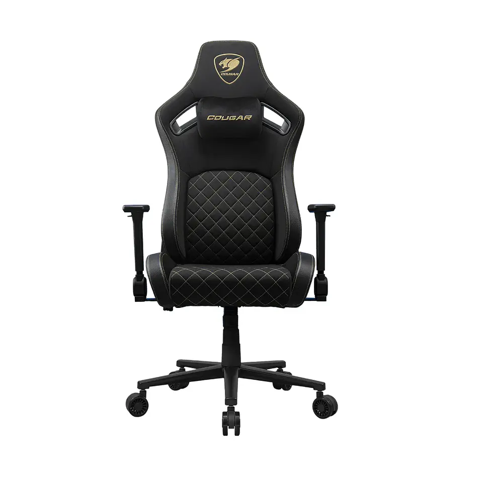 Silla Gamer Gougar Defensor Gold F, Brazos 4D 155°, Lumbar PushBack 1