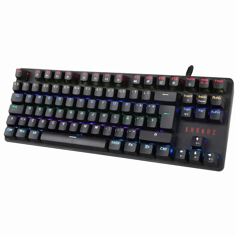 Kit Gamer 2 en 1 Kronos Pro, Teclado Mecánico RGB + Mouse 12000 DPI 2