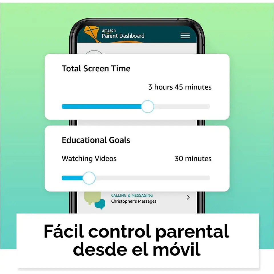 Tablet Fire 7 Kids, pantalla de 7 pulgadas, 16 GB con funda protectora azul 4