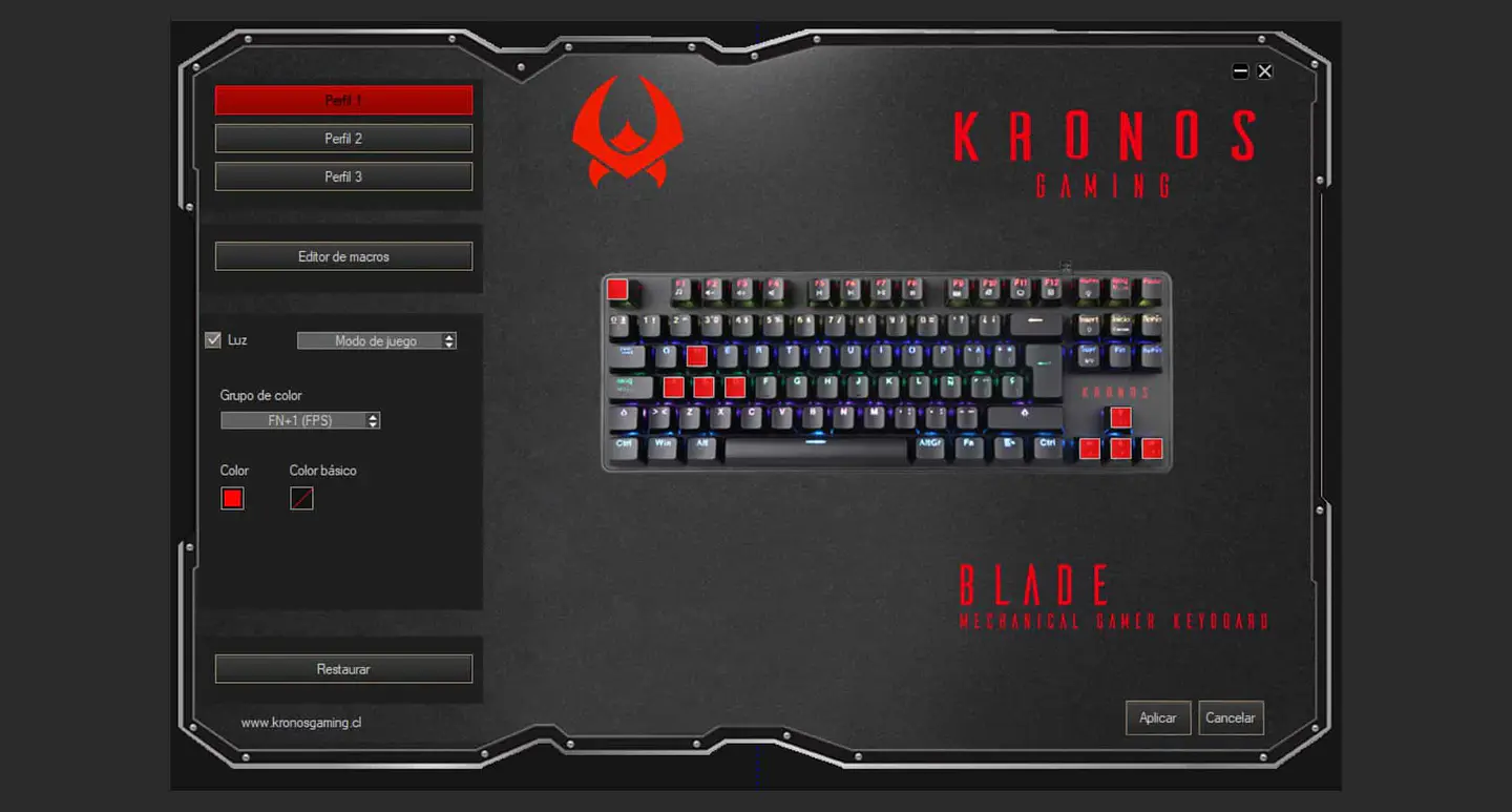 Kit Gamer 2 en 1 Kronos Pro, Teclado Mecánico RGB + Mouse 12000 DPI 5
