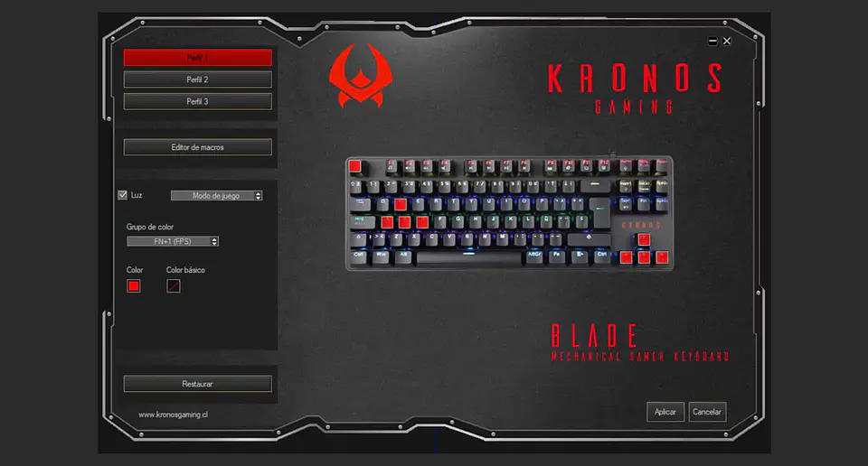 Kit Gamer 2 en 1 Kronos Pro, Teclado Mecánico RGB + Mouse 12000 DPI 5