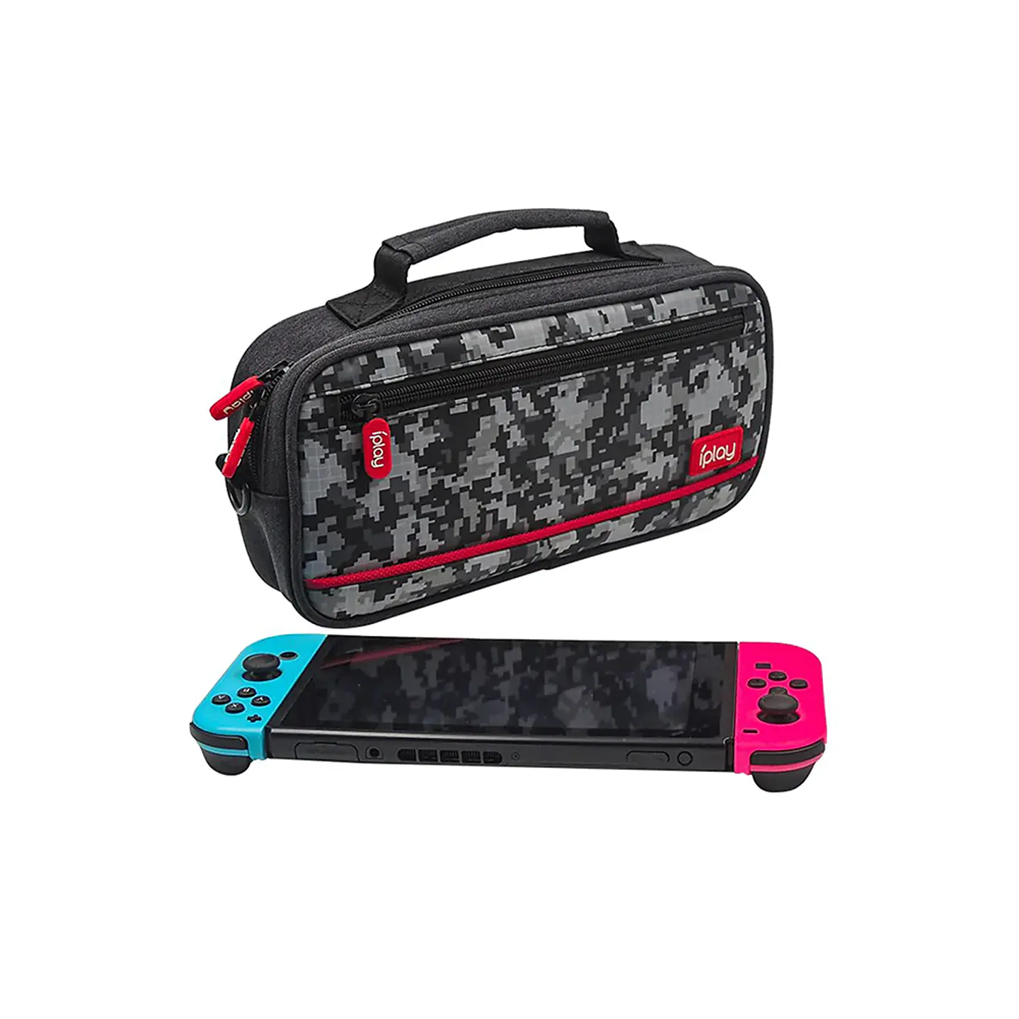 Funda/Bolso Protector Iplay para Nintendo Switch y Switch Lite - Camuflado 3