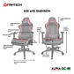 Silla de Escritorio Gamer Fantech Alpha GC181 Black/Red - Miniatura 9