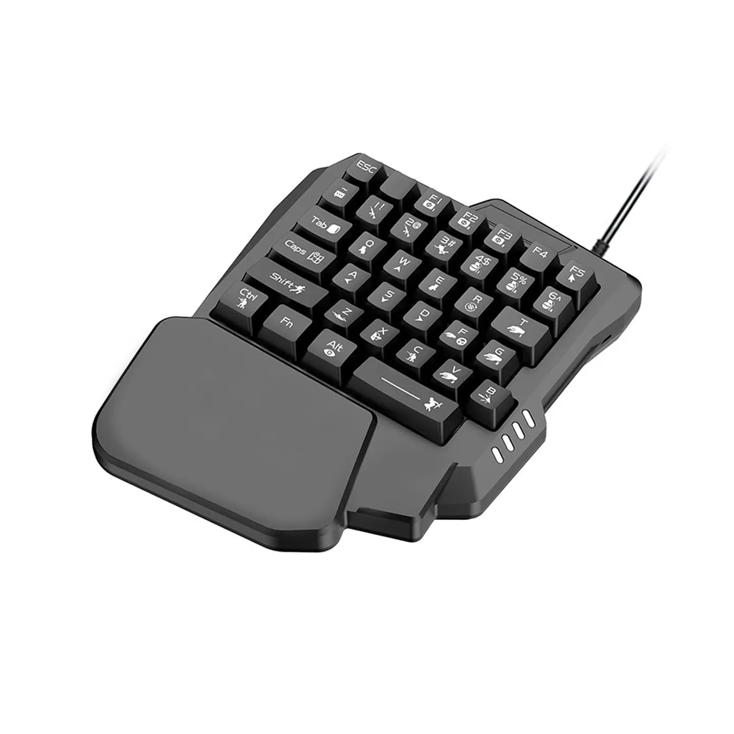 Teclado de una mano Gamer G280, 35 teclas de membrana, Retroiluminado 1