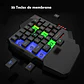 Teclado de una mano Gamer G280, 35 teclas de membrana, Retroiluminado - Miniatura 2