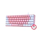 Teclado Mecánico 60%, Hype Legend  Rebel SHIRO Pinku - Red Switch - Miniatura 1