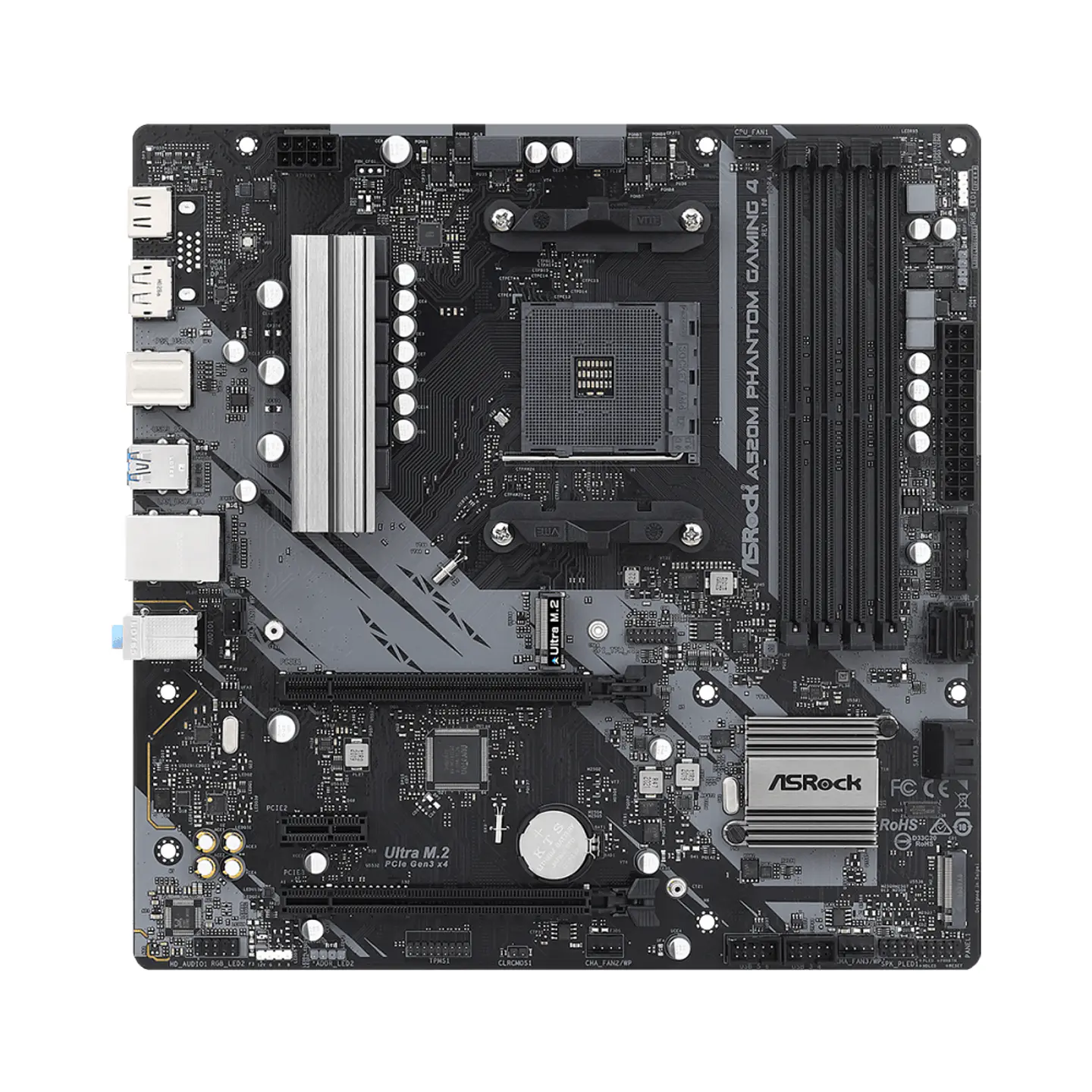 Placa Madre ASRock A520M Phantom Gaming 4, AM4, DDR4 - mATX 2