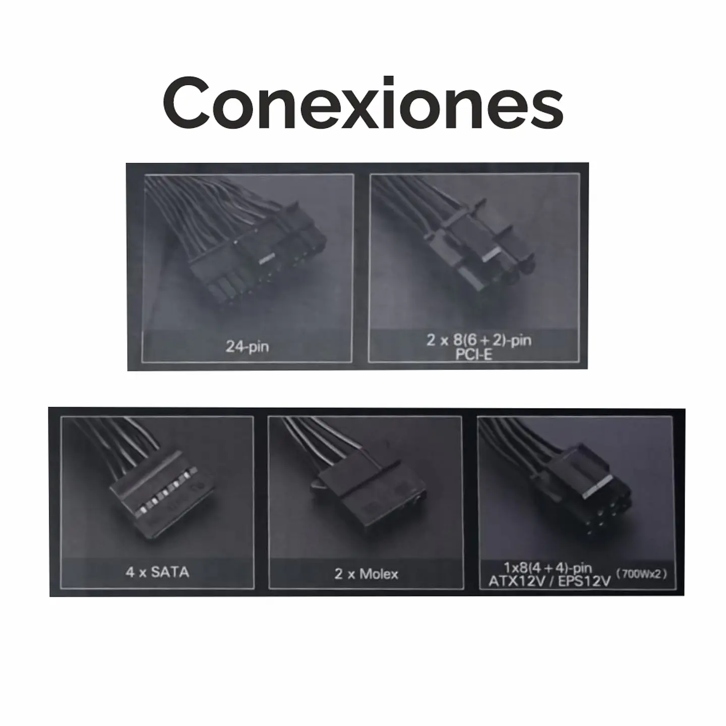 Fuente de poder ATX Zumax 550w, certificación 80 plus bronze 6