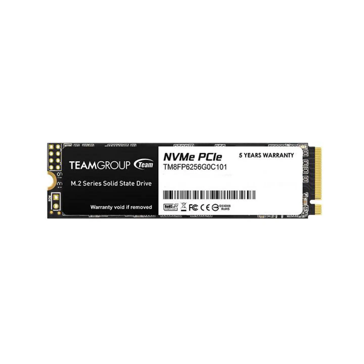 Disco Estado Sólido Team Group MP33 PRO de 256GB (NVMe, PCIe Gen3 x4) 1