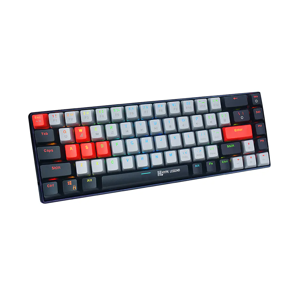 Teclado Mecánico 65% Hype Legend Rebel UP, Red Switch (RGB) 2