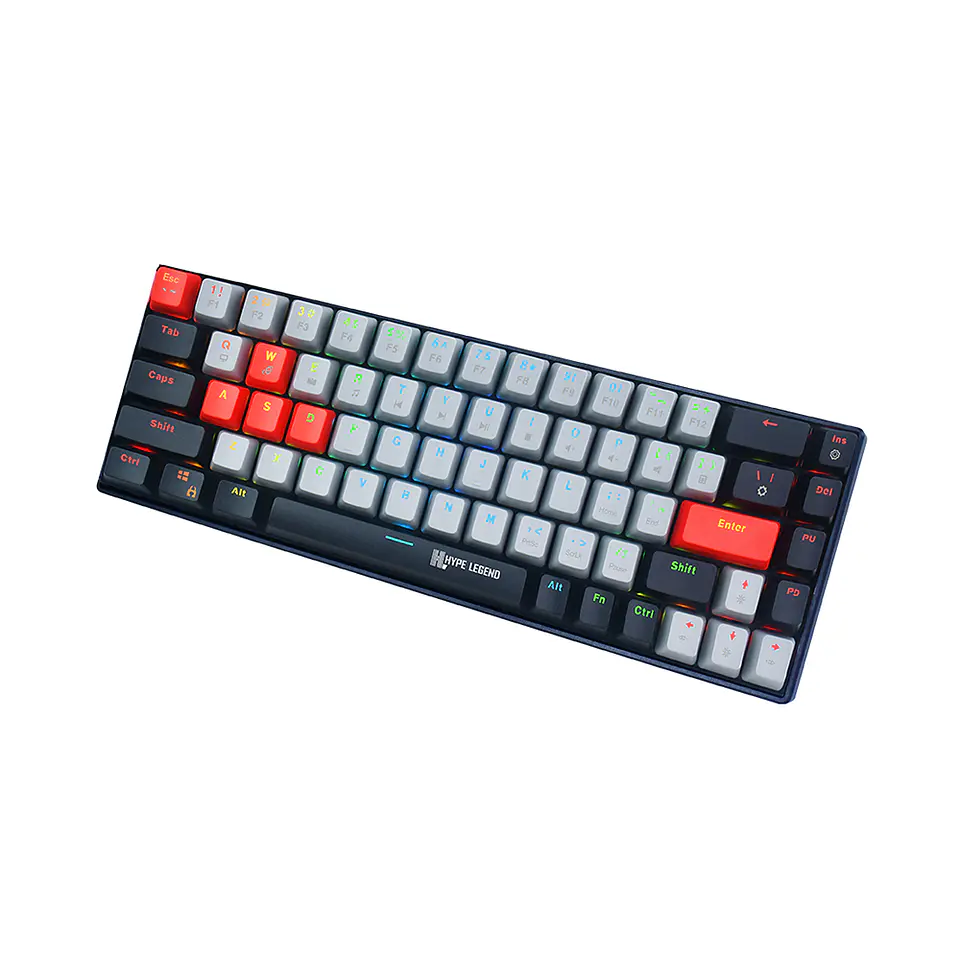 Teclado Mecánico 65% Hype Legend Rebel UP, Red Switch (RGB) 3