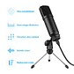 Kit Micrófono Condensador USB especial streaming para podcast y gaming - Miniatura 4