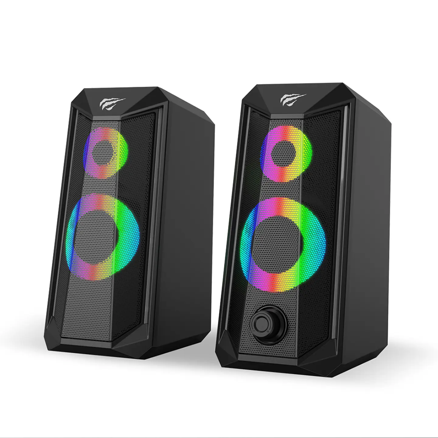 Parlantes Stereo Gamer Gamenote SK202 RGB Jack 3.5mm 1