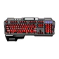 Teclado Gamer Space Warships GK70 metálico y retroiluminado - Miniatura 1