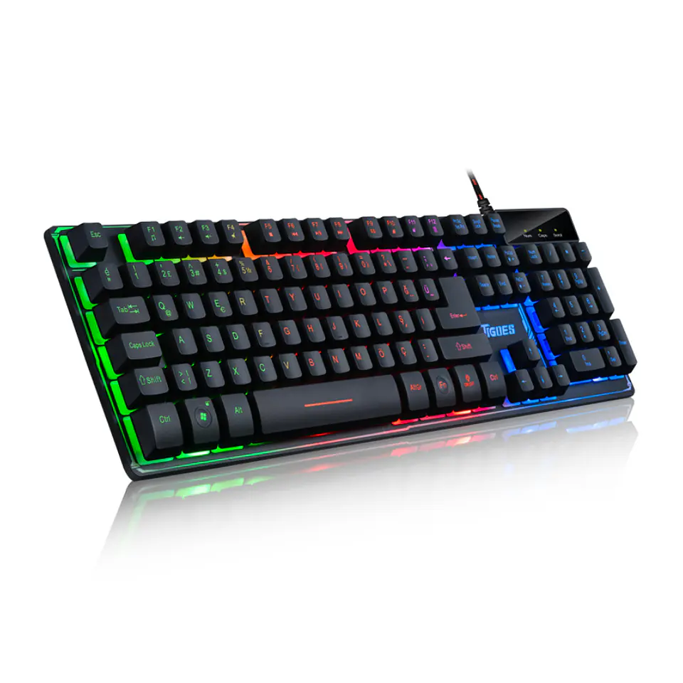 Teclado Gamer Retroiluminado ZYG-800 con función antihosting 2