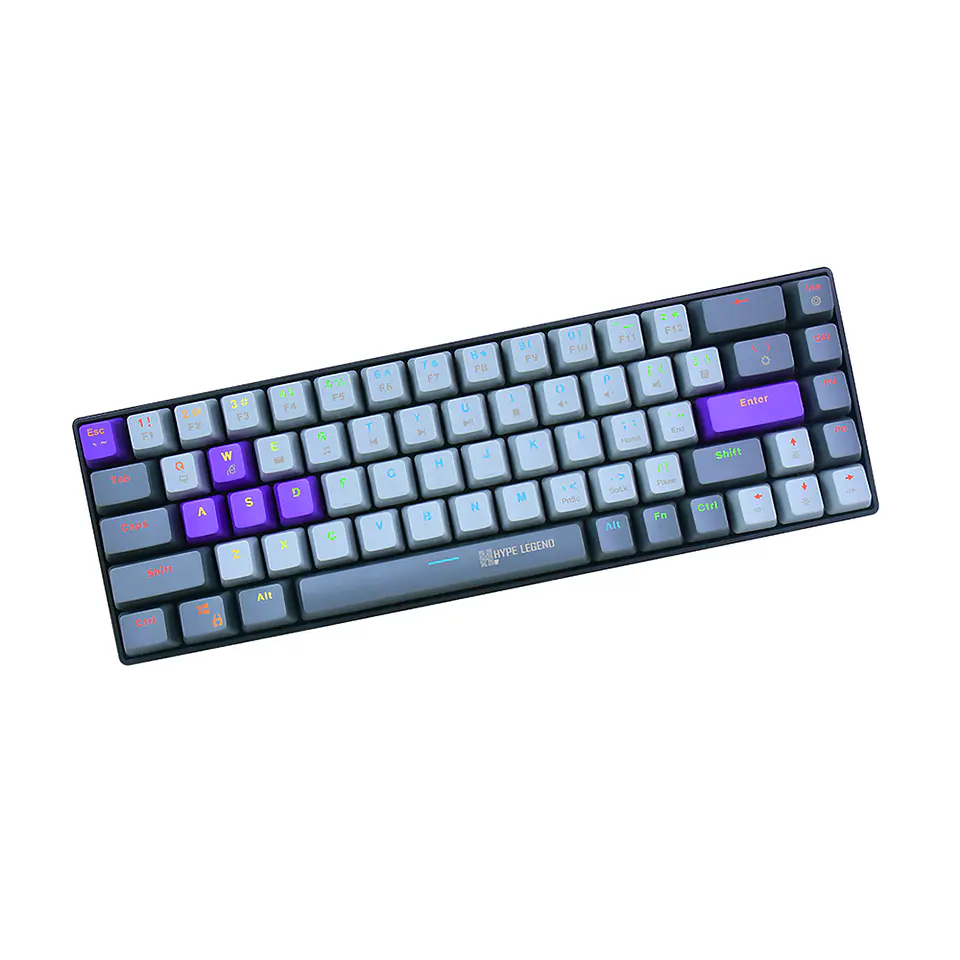 Teclado Mecánico 65% Hype Legend Super Rebel UP, Red Switch (RGB) 3