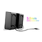 Parlantes Stereo Gamer Gamenote SK202 RGB Jack 3.5mm - Miniatura 3