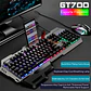 Teclado Gamer Space Warships GK70 metálico y retroiluminado - Miniatura 4