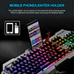Teclado Gamer Space Warships GK70 metálico y retroiluminado - Miniatura 5