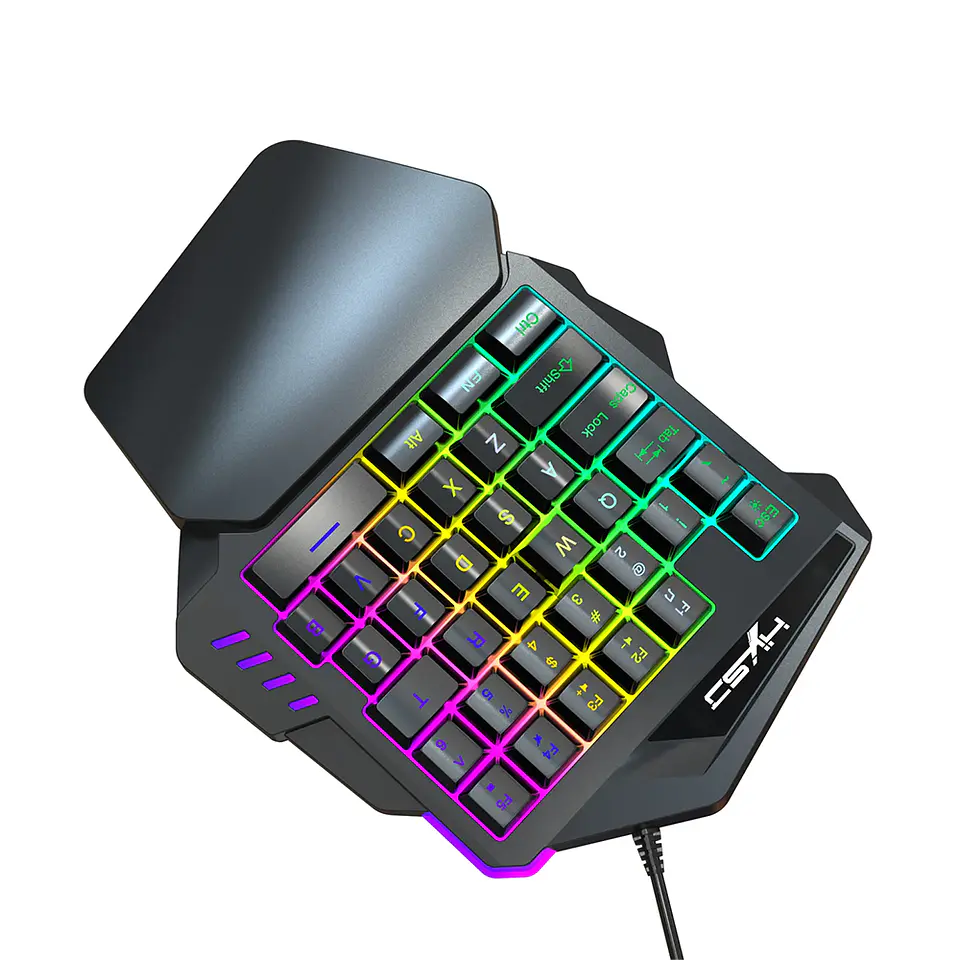 Kit Teclado Una Mano Mouse Gamer para Celular, Tablet, PC 2