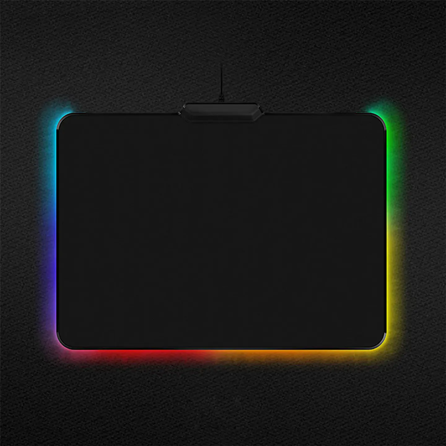 Mouse Pad Gamer Antideslizante Luz RGB Led Touch, 35x25cm 2