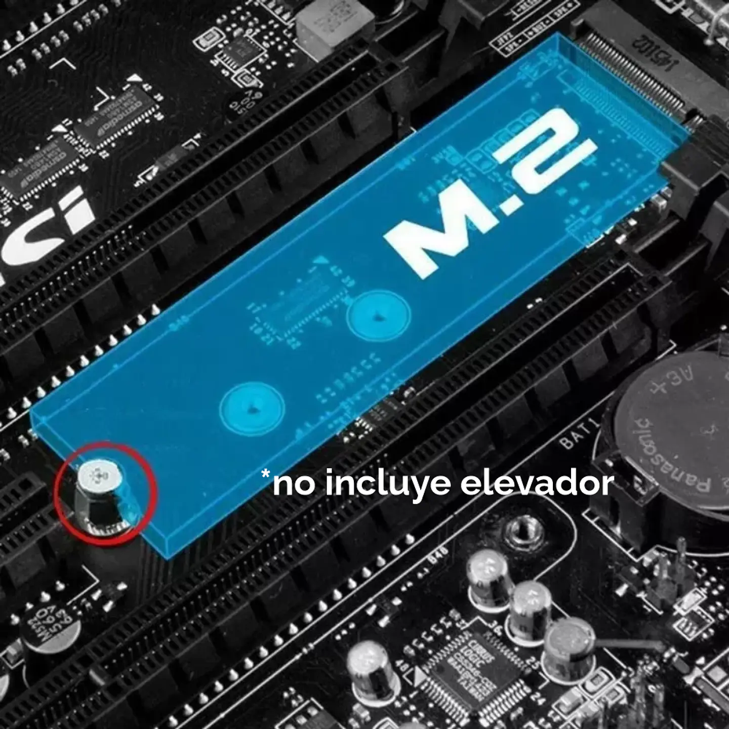 Set de tornillos para montura de SSD M.2 con destornillador 5
