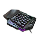 Kit Teclado Una Mano Mouse Gamer para Celular, Tablet, PC - Miniatura 6