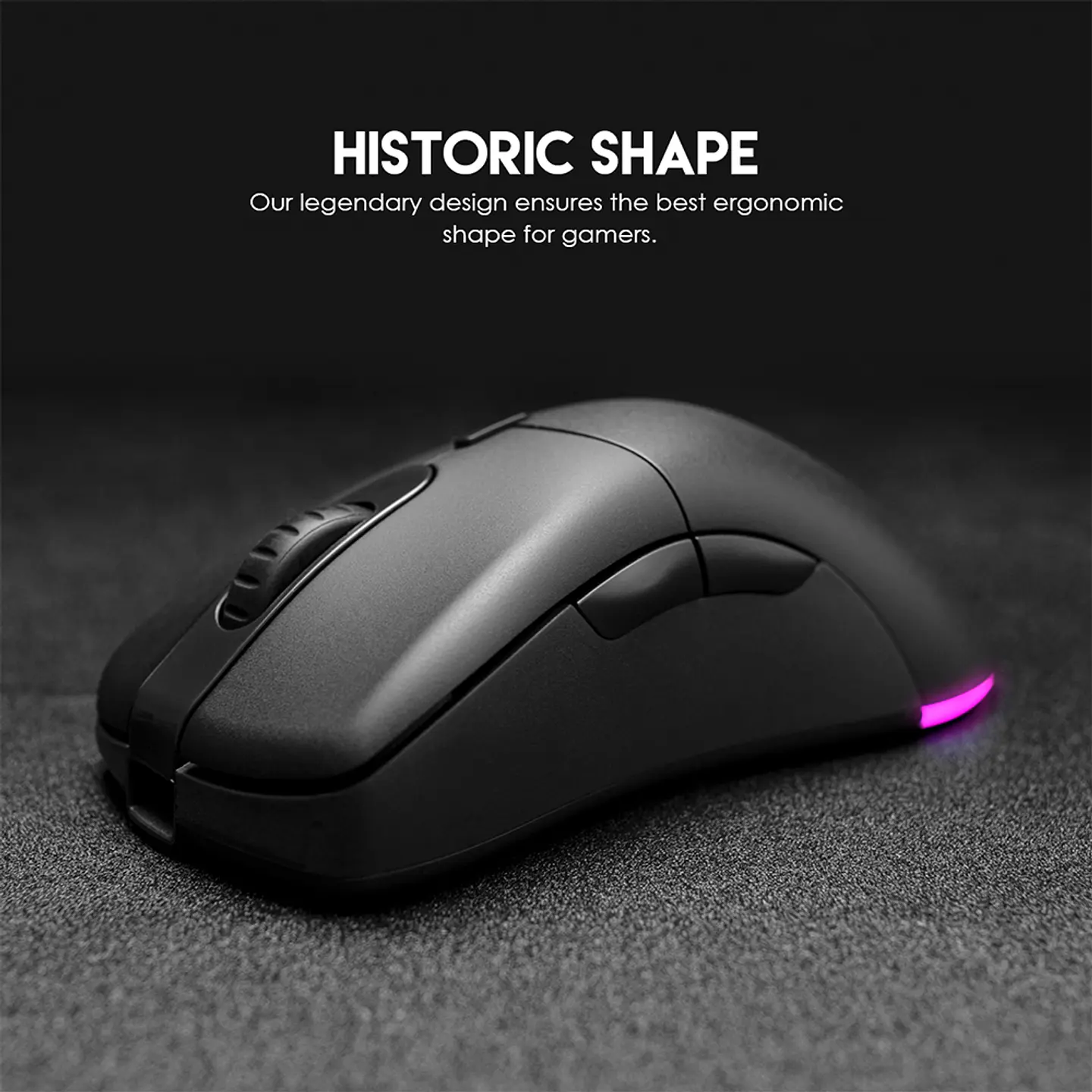 Mouse Inalámbrico Wireless Fantech Helios XD5 RGB 72gr Black 2