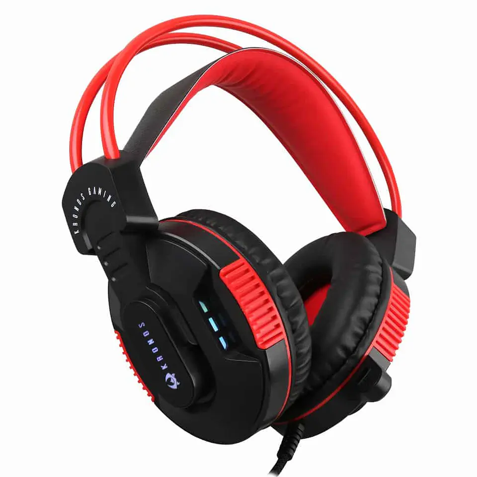 ¡Súper Oferta! combo gamer Kronos Revenge I, 4 en 1: Teclado + mouse + audífono 3
