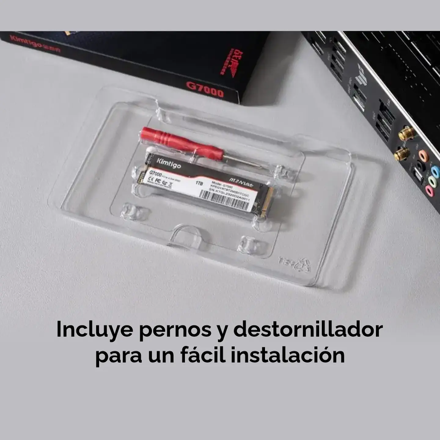 Disco Sólido Kimtigo TP3000 1TB, M.2, NVMe, PCIe Gen3 x 4 4