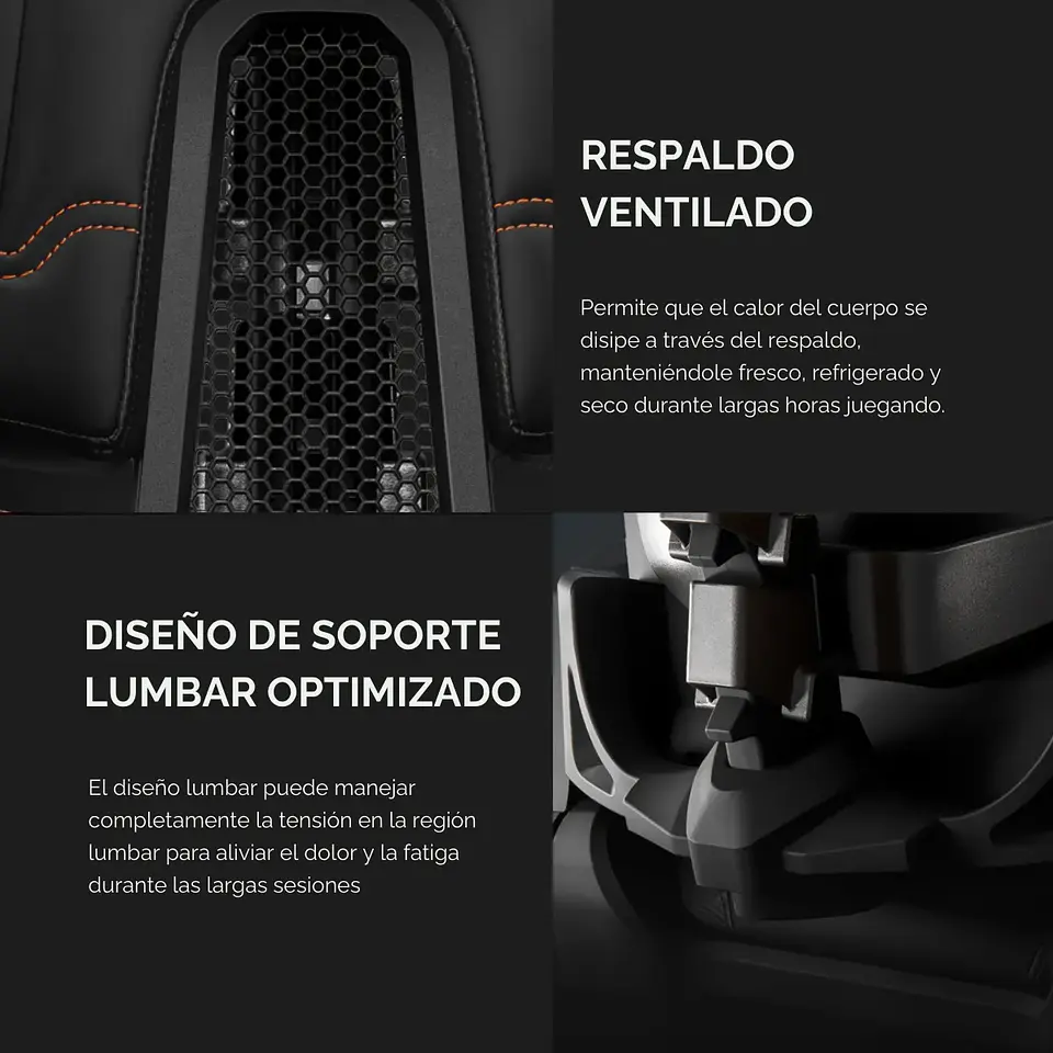 Silla Gamer Cougar Terminator Elite, Brazos 4D, Reclinable 150° 5