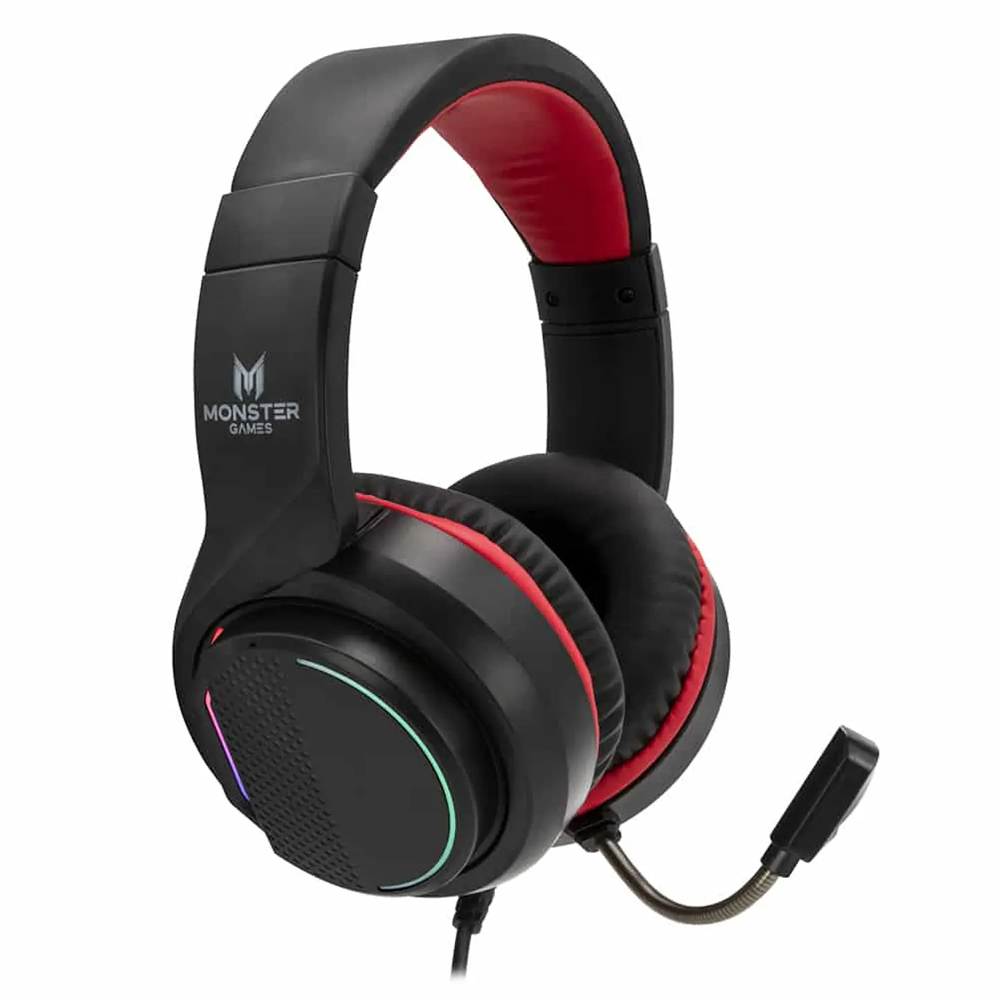 Audífono Monster Games Snap AU928, RGB, 2x entrada 3.5 + USB - (PS4, Switch, One) 1