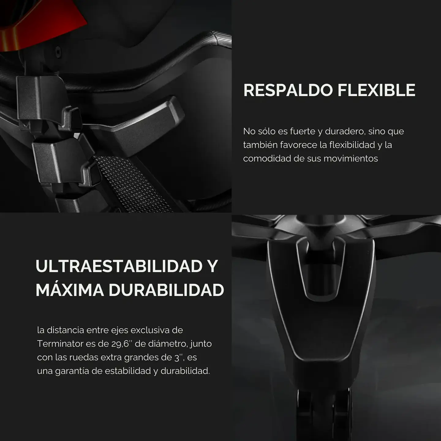 Silla Gamer Cougar Terminator Elite, Brazos 4D, Reclinable 150° 6