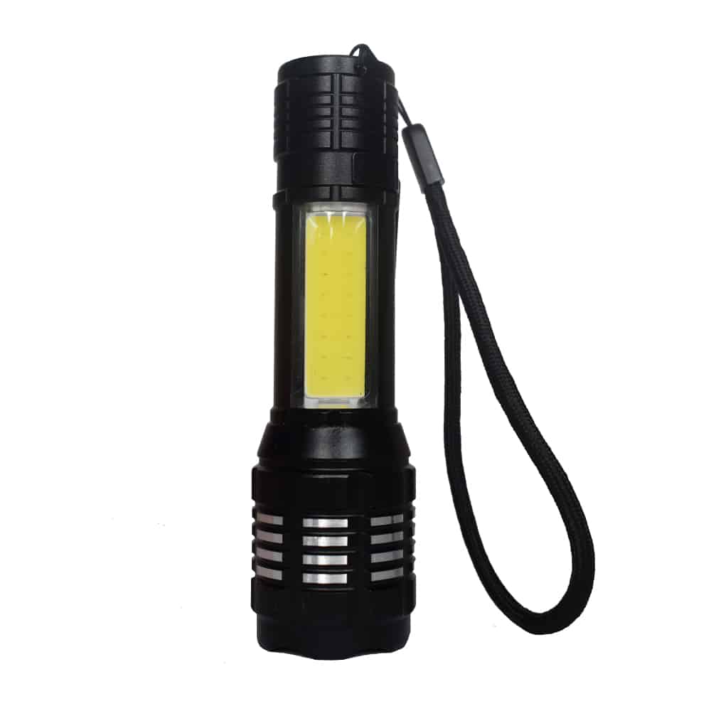 Linterna Táctica Recargable USB Con Luz LED y Batería / GTI Modelo XH-P50