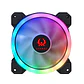 Kit 3 Ventiladores Cooler Kronos Euros Fan Led 120mm para PC - Miniatura 2