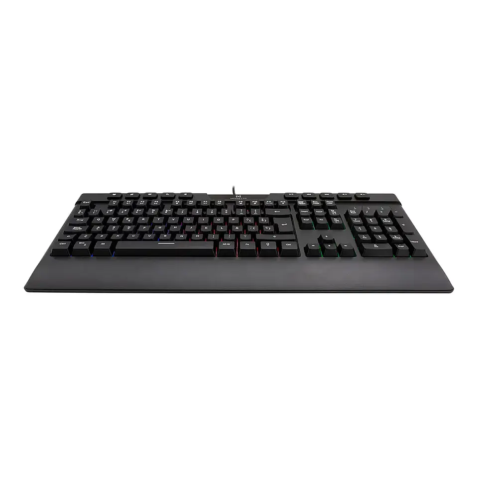 Teclado Gamer Monster Games Inception con apoya muñeca y Retroiluminación RGB 5