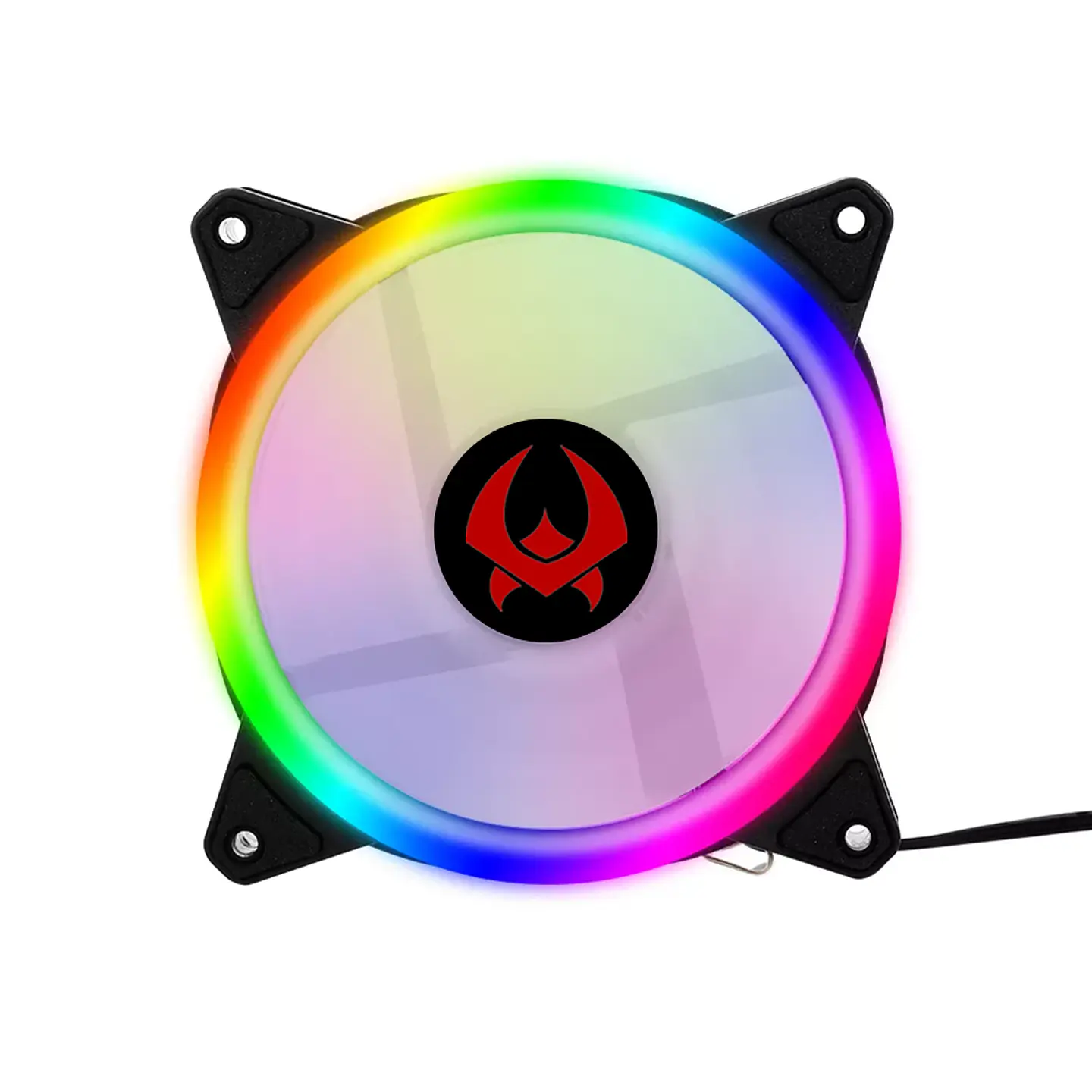 Kit 3 Ventiladores Cooler Kronos Euros Fan Led 120mm para PC 4