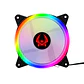 Kit 3 Ventiladores Cooler Kronos Euros Fan Led 120mm para PC - Miniatura 4