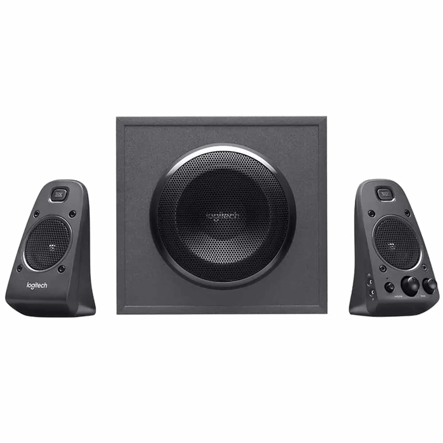 Subwoofer Logitech Z625 - entrada Óptica, 3.5mm o RCA, Powerful, Sonido 2.1, 400 1