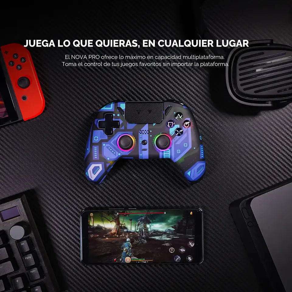 Control Joystick Fantech Nova Pro Polaris WGP14V2 Inalámbrico RGB 7