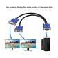 Cable VGA y Splitter Adaptador 2 Salidas 1 Entrada - Miniatura 3