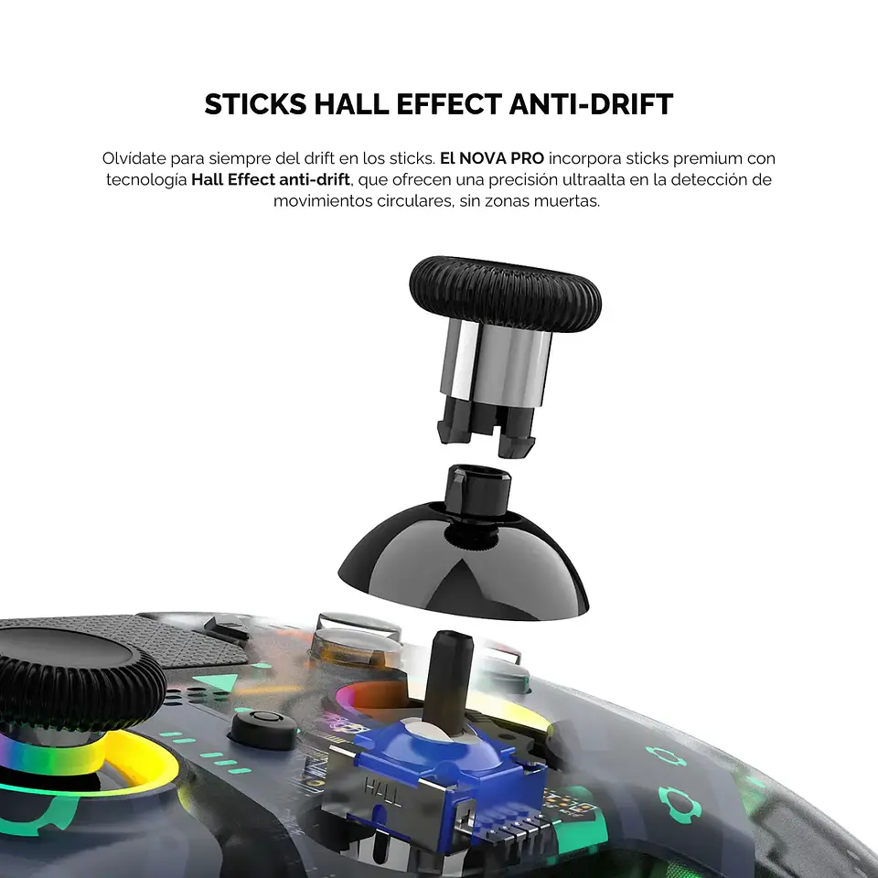 Control Joystick Fantech Nova Pro Epsilon WGP14V2 Inalámbrico RGB 5