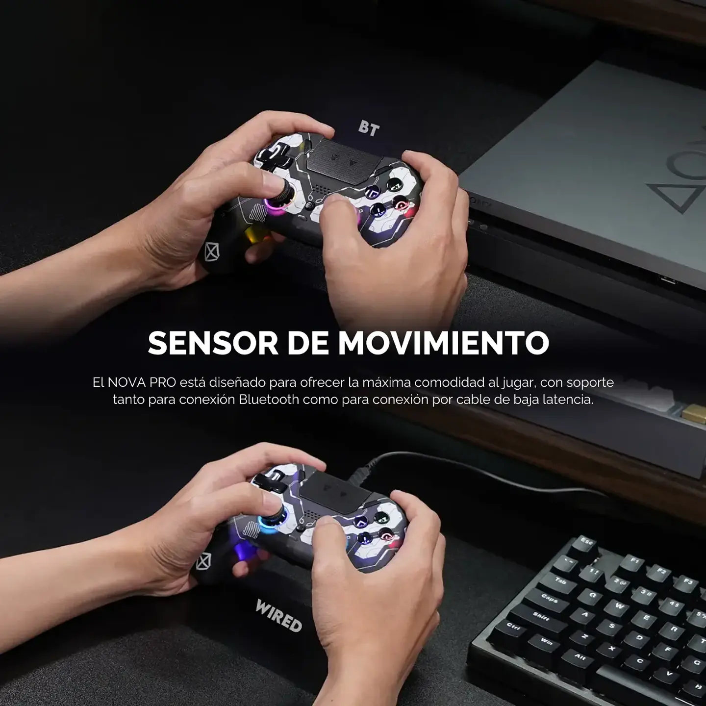 Control Joystick Fantech Nova Pro Epsilon WGP14V2 Inalámbrico RGB 8