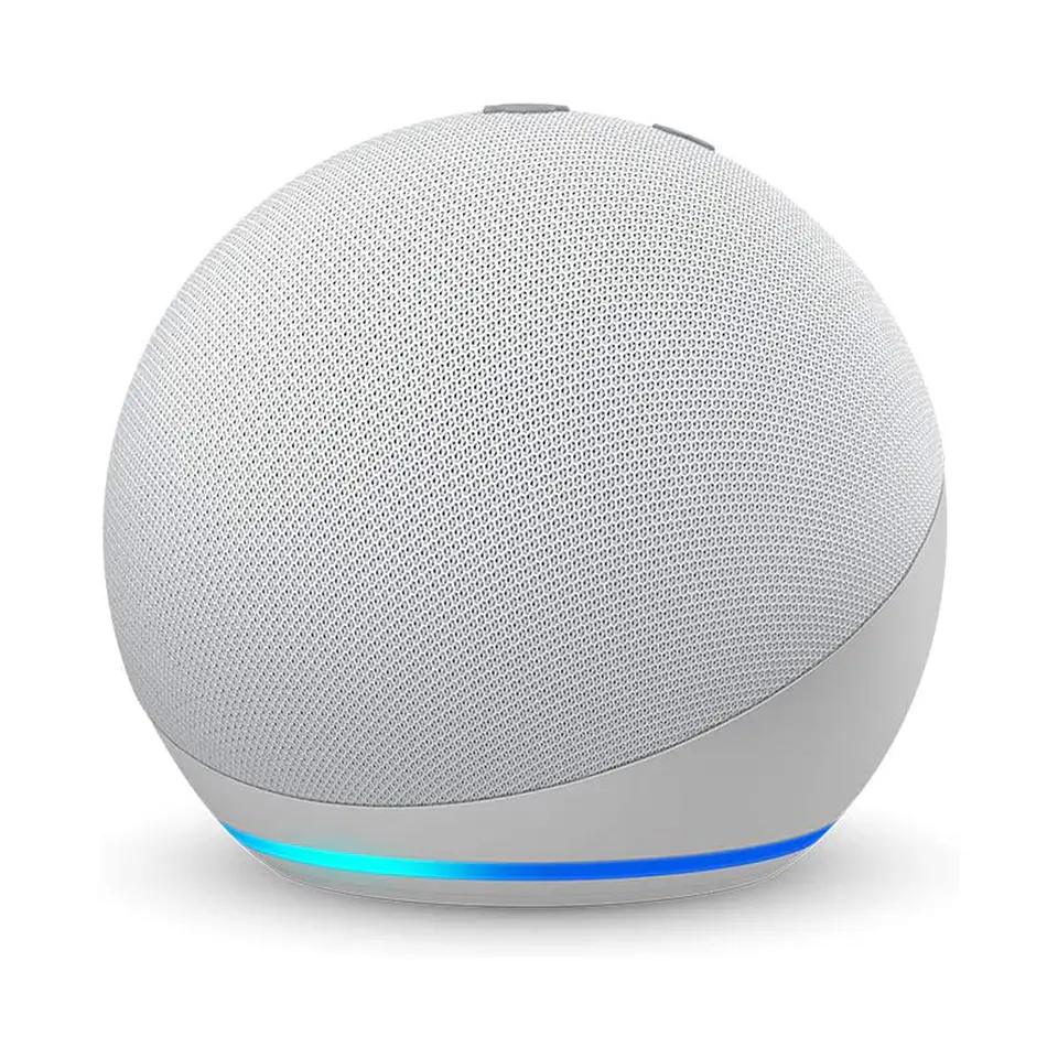 Amazon Echo Dot 5th Gen con asistente virtual Alexa glacier white 110V/240V 1