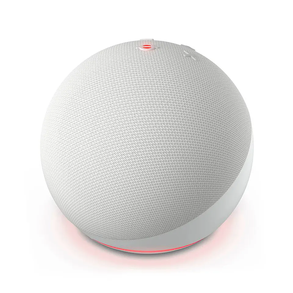 Amazon Echo Dot 5th Gen con asistente virtual Alexa glacier white 110V/240V 2