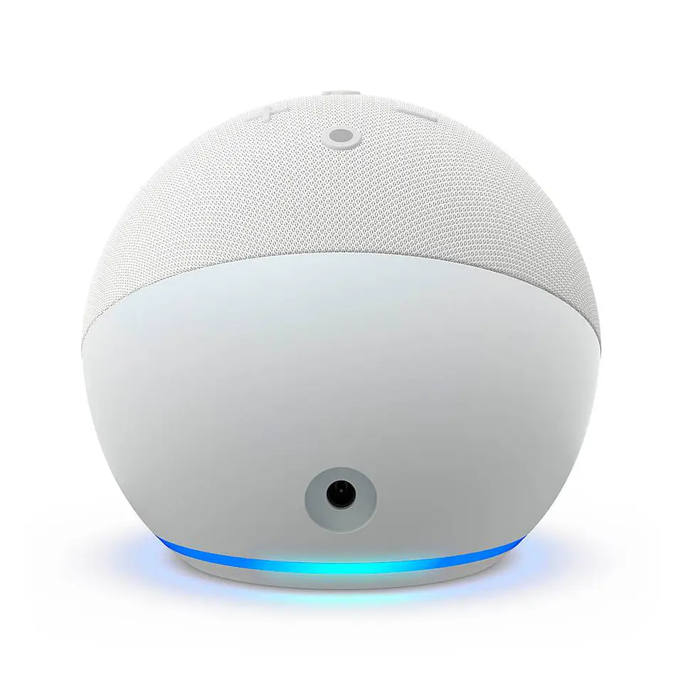 Amazon Echo Dot 5th Gen con asistente virtual Alexa glacier white 110V/240V 3