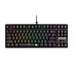 Teclado Gamer Mecánico Fantech Optilite MK872 Black Óptico RGB - Miniatura 1